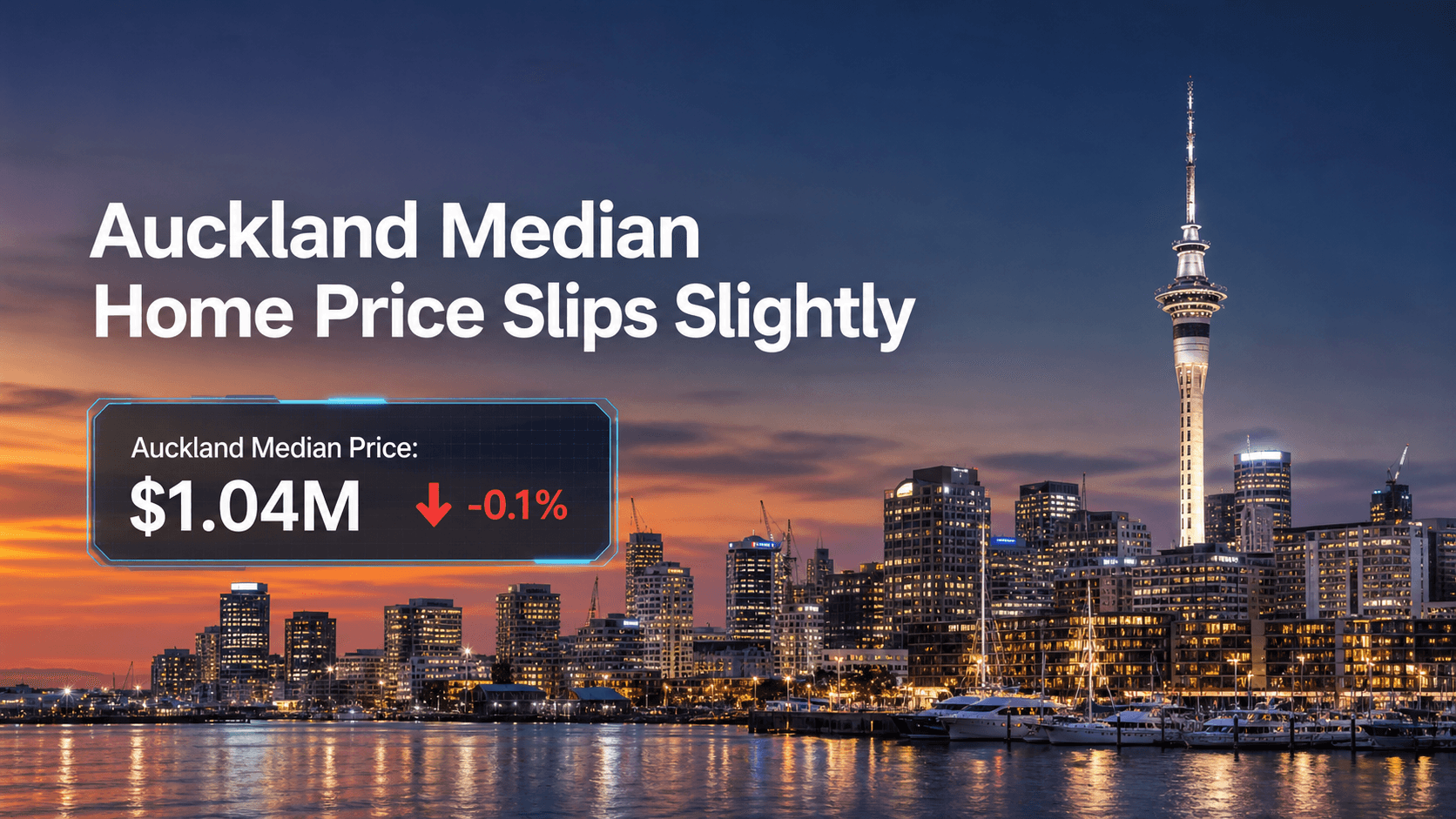 Auckland Property Values Slip in April as National Market Records Third Monthly Gain