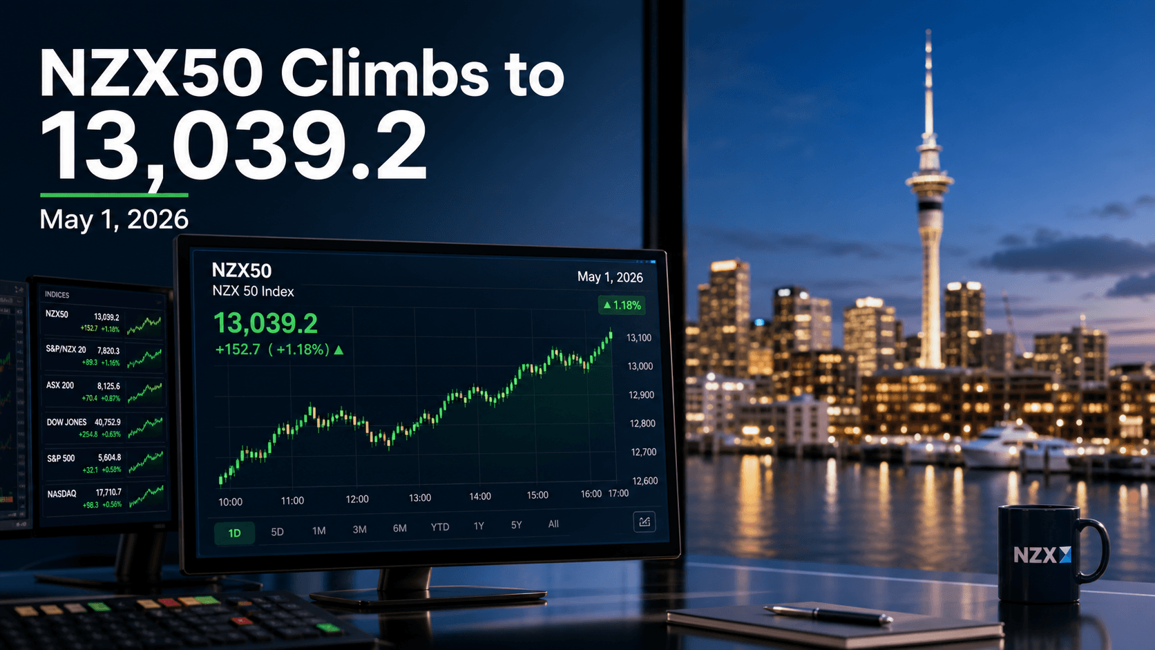 NZX50 Snaps Losing Streak with 1.3% Weekly Gain as Blue Chips Defy Economic Headwinds